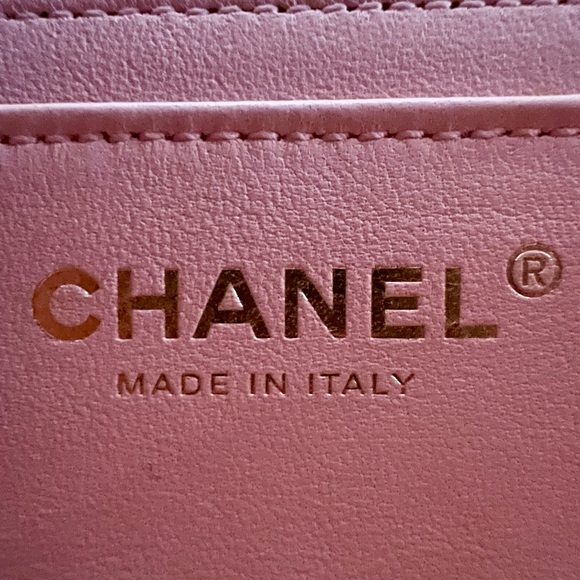 Chanel Mini Rectangular Flap Top Handle Caviar (Light Pink) - Picture 11 of 16